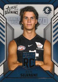 2019 Select Dominance - Rookies #RC70 Ben Silvagni Front